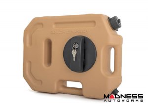 Fluid Container - Flat - Mountable - Rough Country - Tan - 10L Fluid Container - Flat - Mountable - Rough Country - Tan - 10L